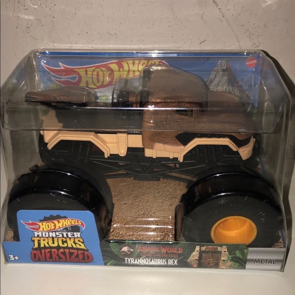 Hot Wheels Monster Trucks Jurassic World T-Rex 1:24 Scale Die-Cast